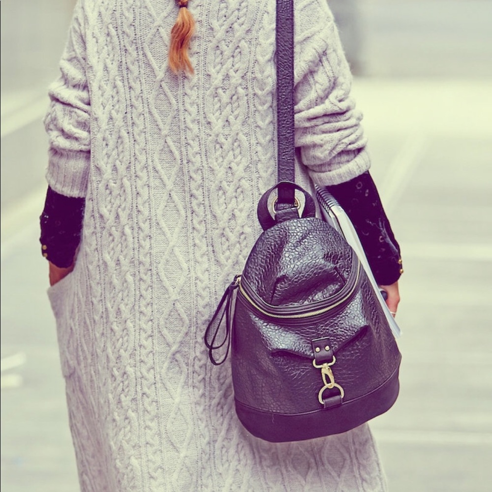 Free People Vegan Biker backpack